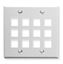IC107F12WH---12Port-Face---White