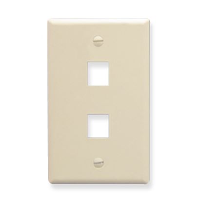 IC107F02AL---2Port-Face-Almond