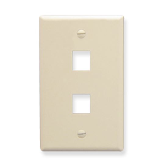 IC107F02AL---2Port-Face-Almond