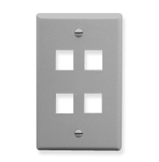 IC107F04GY---4Port-Face---Gray