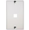 WALL-PLATE--PHONE--FLUSH--1-PORT--WHITE