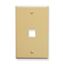 FACEPLATE--OVERSIZED--1-PORT--IVORY