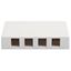 IC107SB4WH--SURFACE-BOX--4-PORT-WHITE