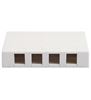 IC107SB4WH--SURFACE-BOX--4-PORT-WHITE